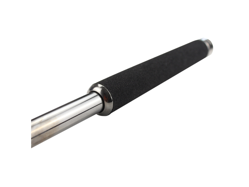 High-quality sponge handle expandable baton BT17S028 silver